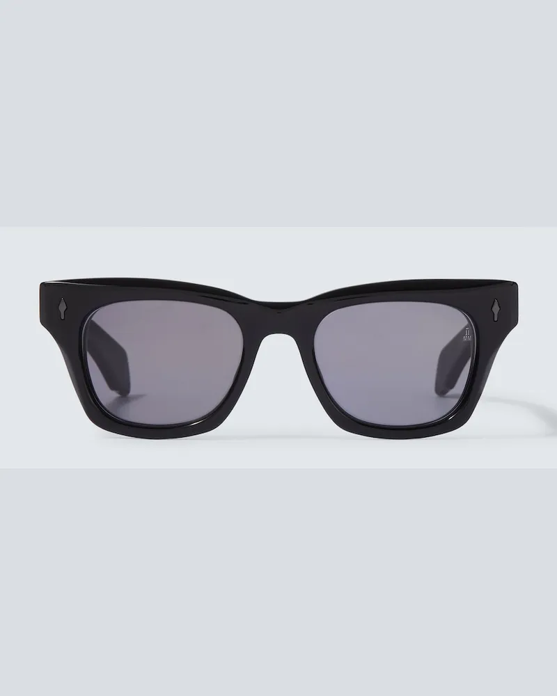 Jacques Marie Mage Eckige Sonnenbrille Dalan Schwarz