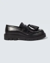 Bottega Veneta Loafers Haddock aus Leder Schwarz