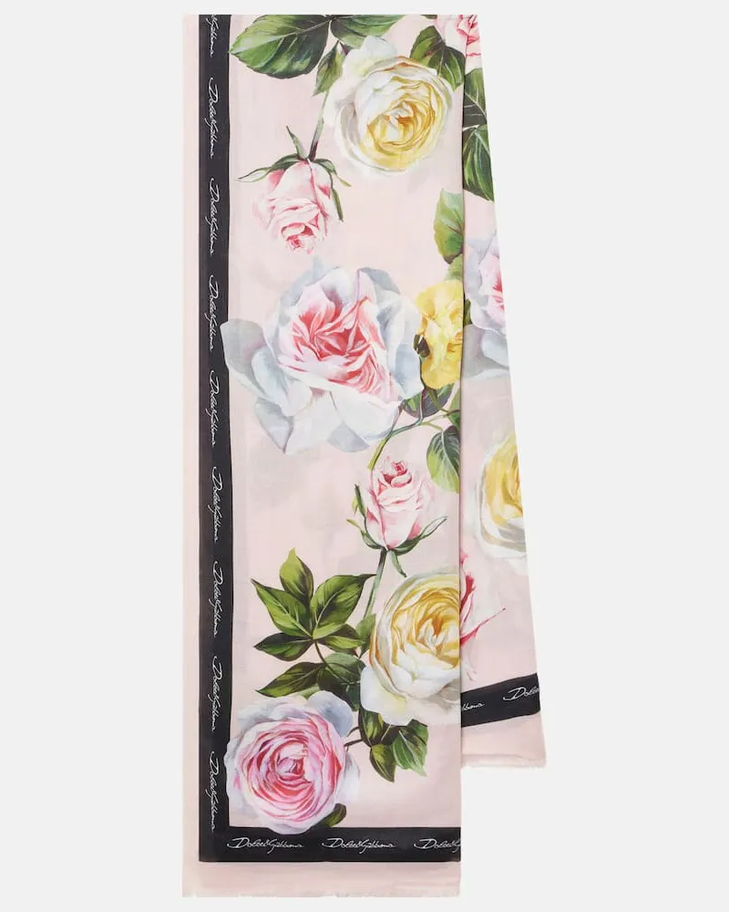 Dolce & Gabbana Bedruckter Schal Multicolor