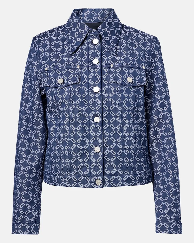 Givenchy Jeansjacke Monogram 72 Blau