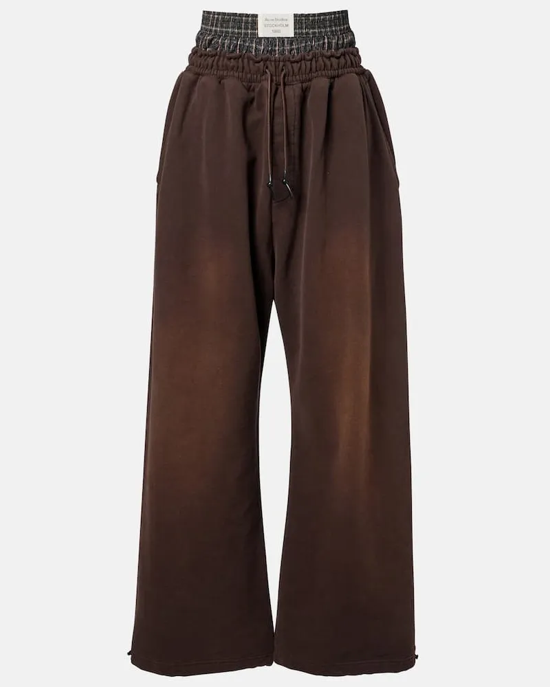 Acne Studios Jogginghose aus Baumwolle Braun