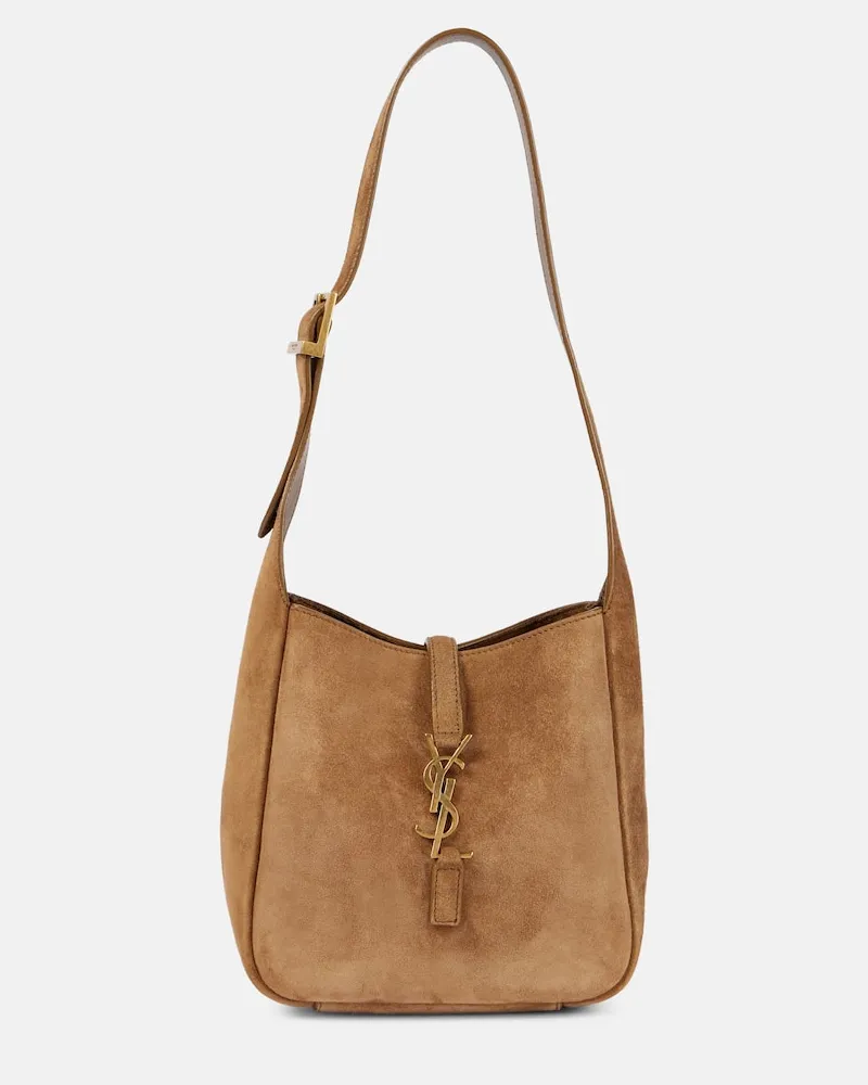 Saint Laurent Schultertasche Le 5 à 7 Supple Baby Braun