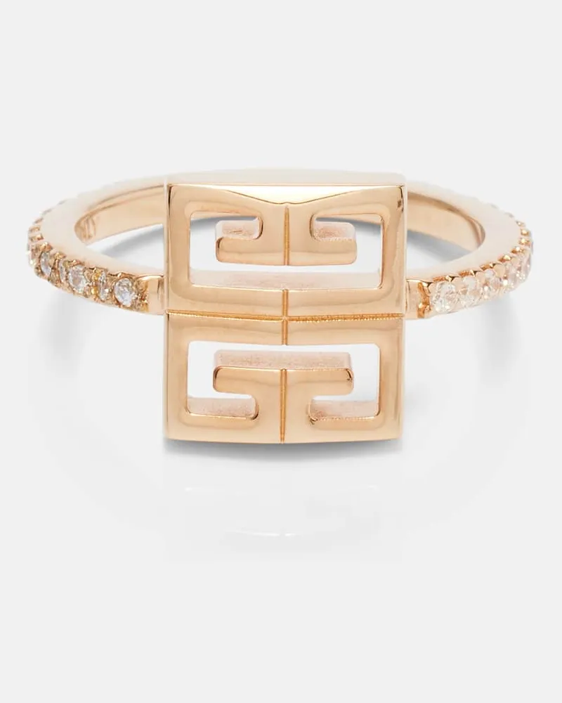 Givenchy Ring 4G mit Svarowski®-Kristallen Gold