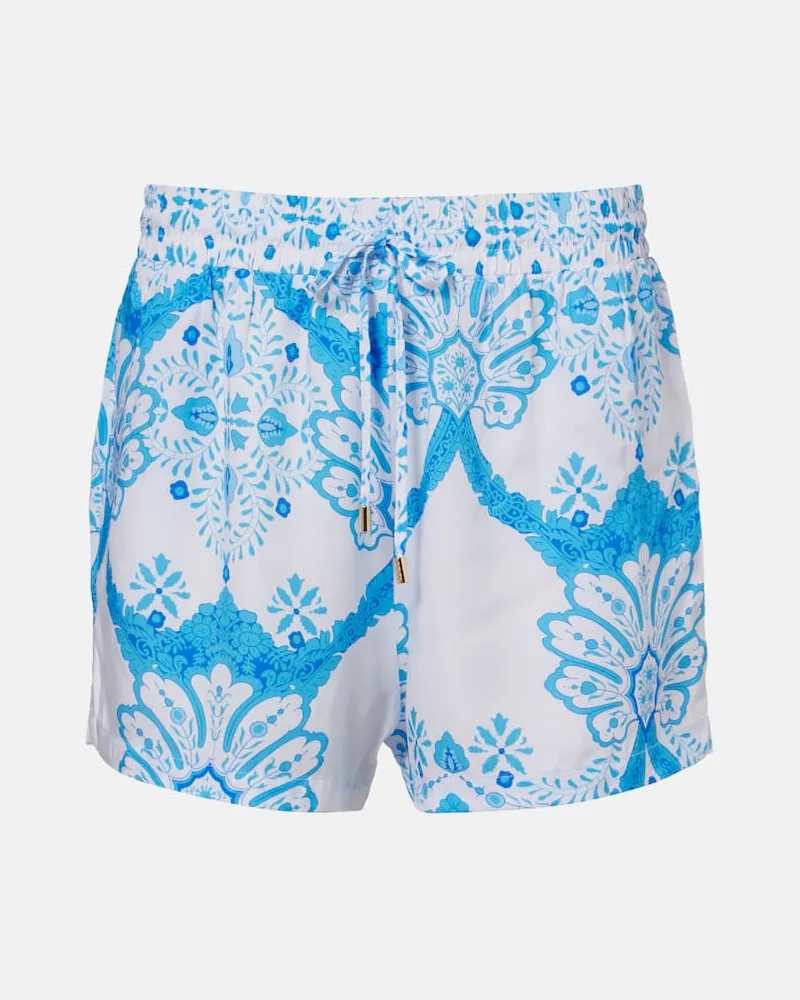 Melissa Odabash Bedruckte Shorts Annie Weiß
