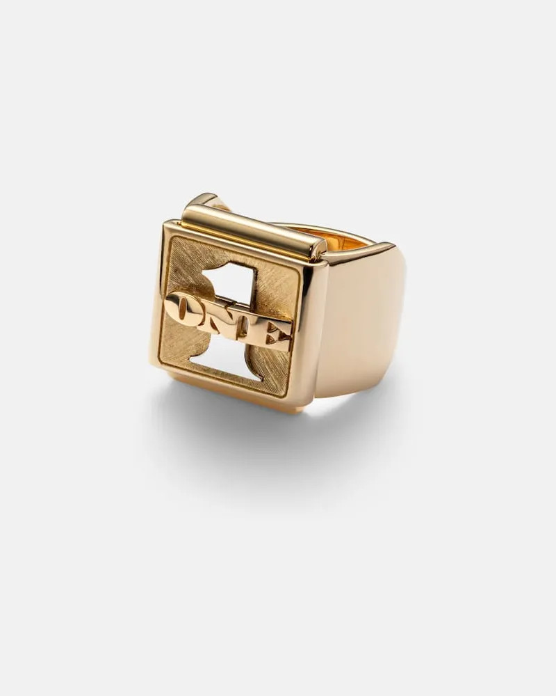 Marie Lichtenberg Ring Buck Small aus 18kt Gelb- und Weißgold Gold