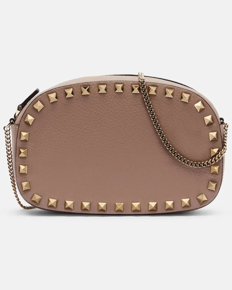 Valentino Garavani Schultertasche Rockstud Mini aus Leder Rosa