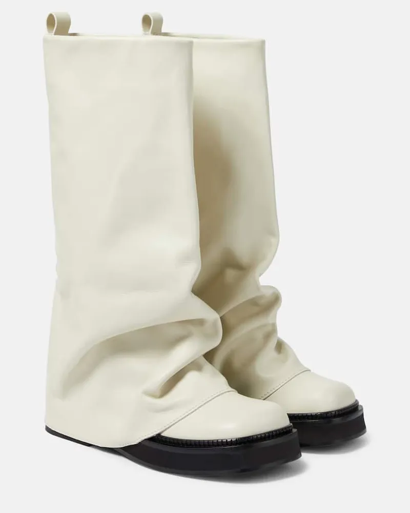 ATTICO Stiefel Robin aus Leder Weiß