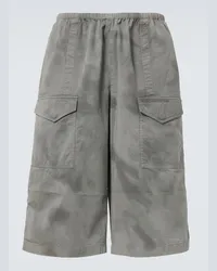 Acne Studios Cargo-Shorts aus Baumwolle Grau