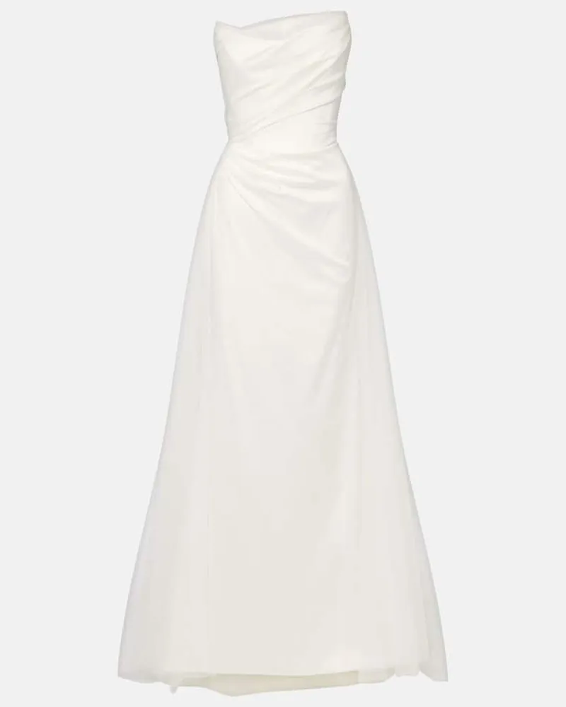 Vivienne Westwood Bridal Robe Nova Reha aus Tüll und Satin Weiß