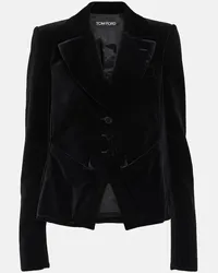 Tom Ford Blazer aus Samt Schwarz