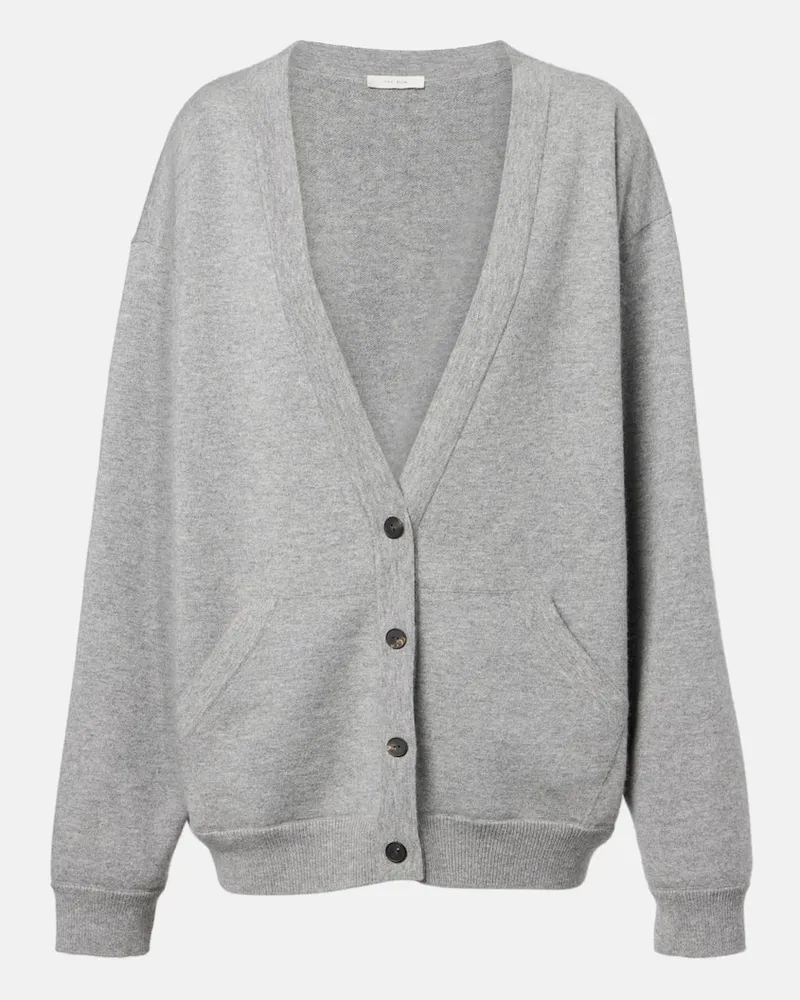 The Row Cardigan Lonn aus Kaschmir Grau