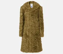 Mantel aus Faux Fur