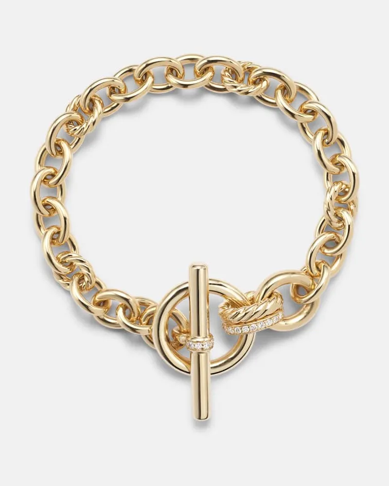 David Yurman Armband DY MercerÂ® aus 18kt Gelbgold mit Diamanten Gold
