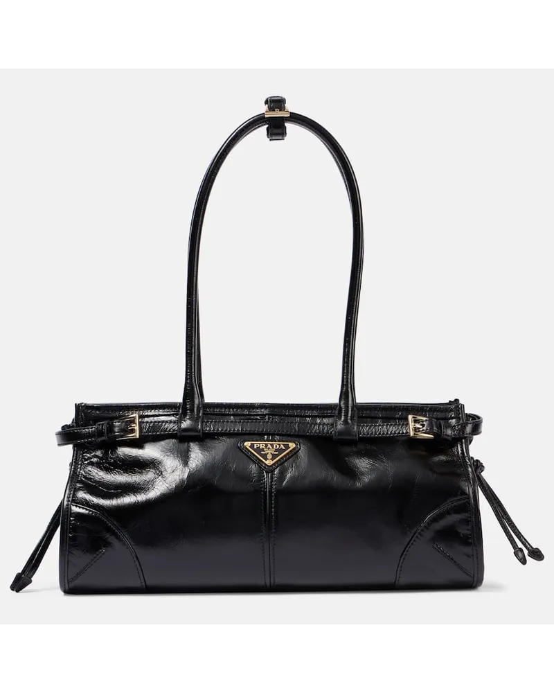 Prada Schultertasche Prada Bonnie Medium aus Leder Schwarz