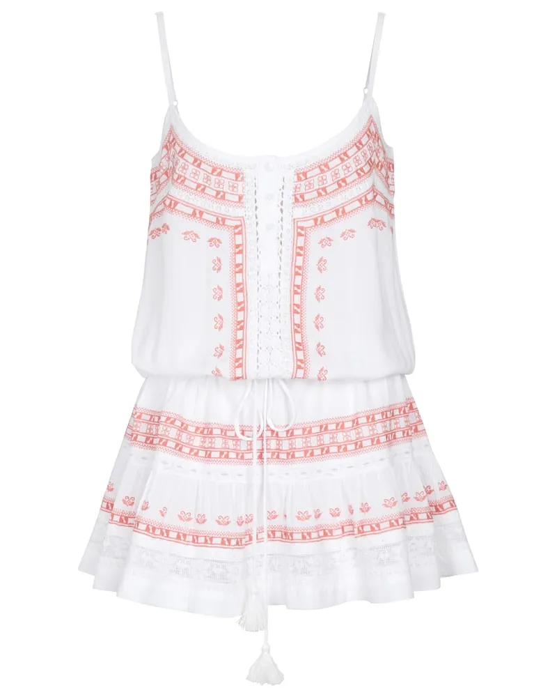 Melissa Odabash Minikleid Karen aus Voile Weiß