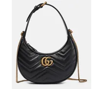 Schultertasche GG Marmont Mini aus Leder