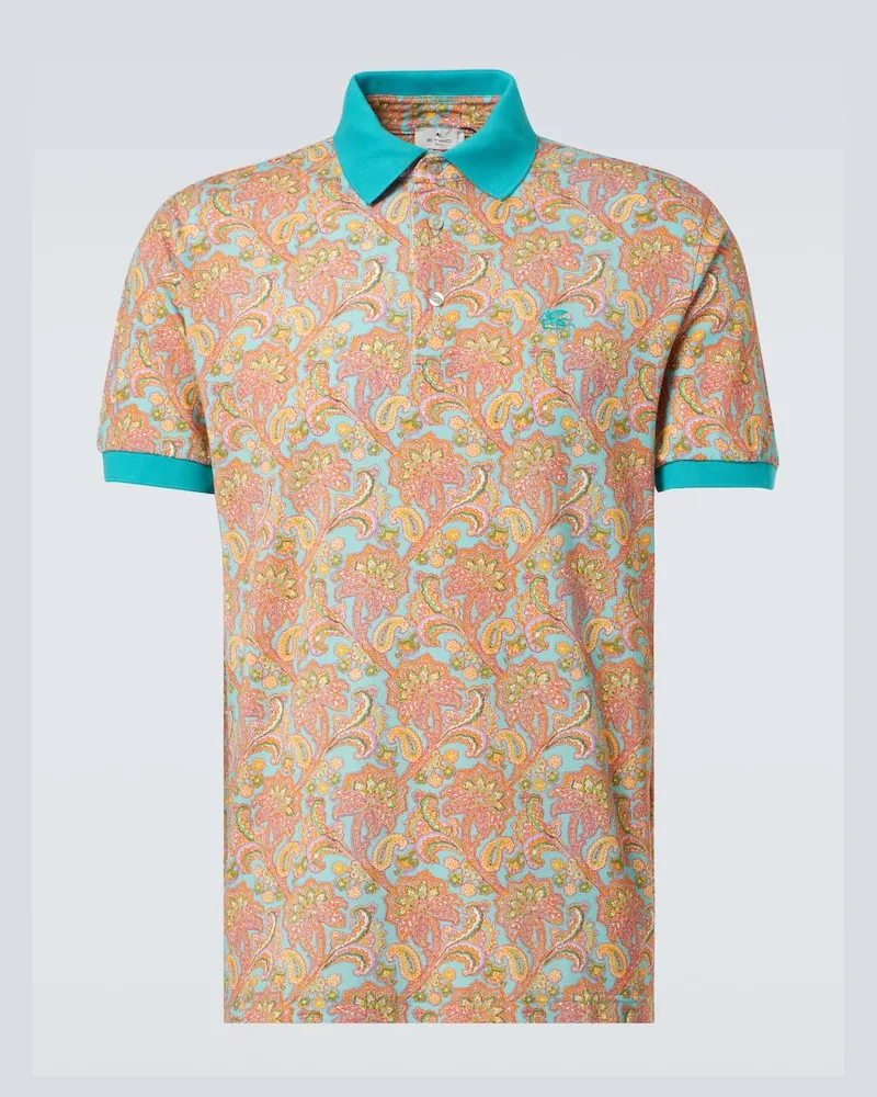 Etro Polohemd Roma aus Baumwolle Multicolor