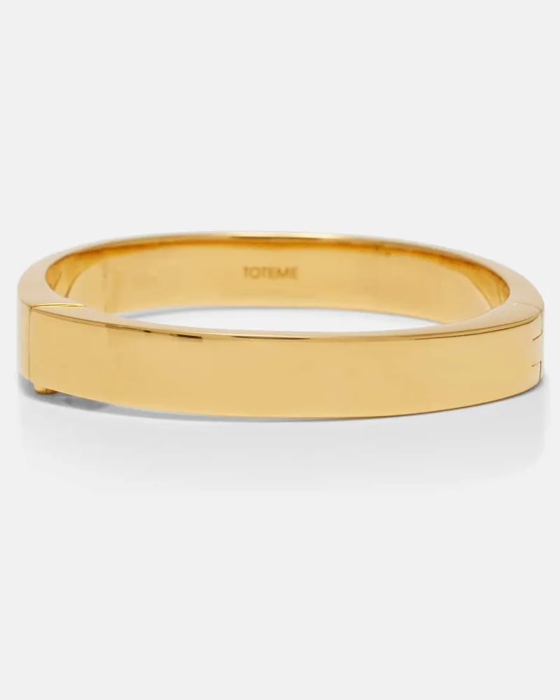 Totême Armreif Signature, 18kt vergoldet Gold
