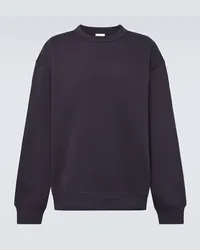 Dries van Noten Sweatshirt aus Baumwolle Blau