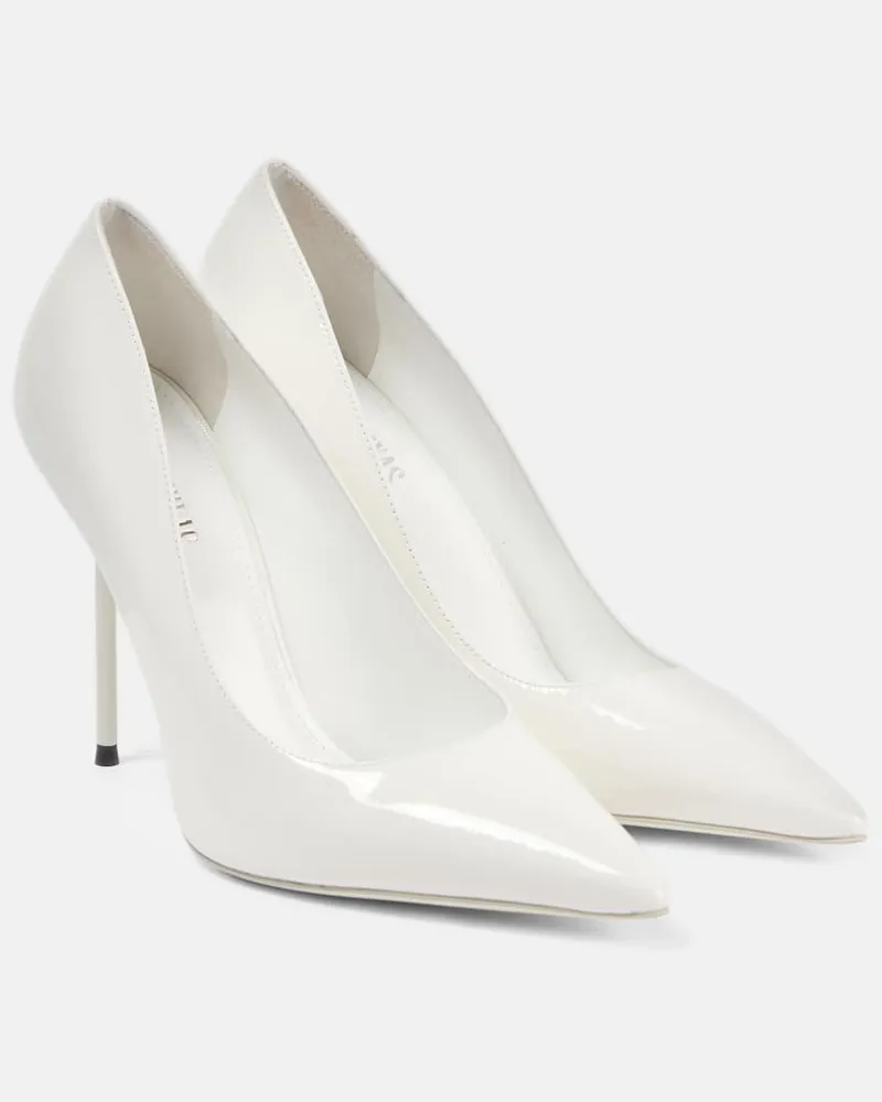 Paris Texas Pumps Lidia 105 aus Lackleder Weiß