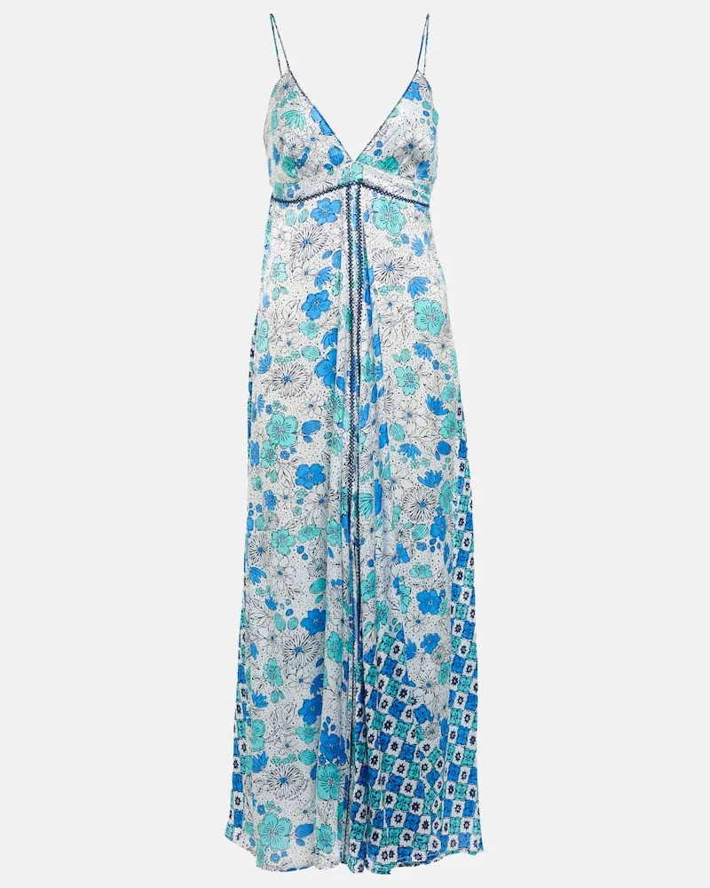 Poupette St Barth Maxikleid Denise Grün