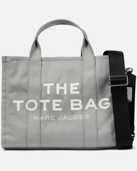 Marc Jacobs Tote The Medium aus Canvas Grau