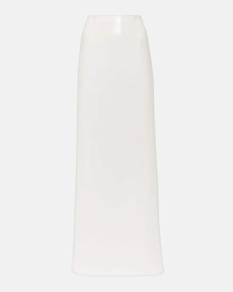 GALVAN Bridal Maxirock Beating Heart mit Pailletten Weiã