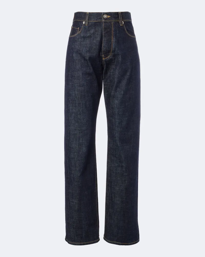 Fendi Straight Jeans Blau