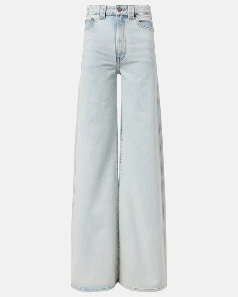 KHAITE Flared Jeans Dane Blau