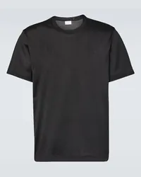 Brioni T-Shirt aus Baumwoll-Jersey Schwarz