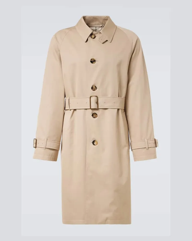 Burberry Carcoat aus Baumwollgabardine Beige