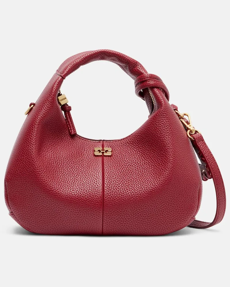 Ganni Henkeltasche Mini Rot