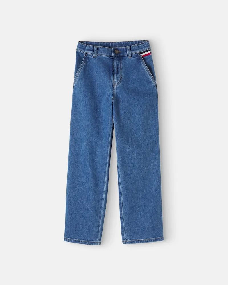 Moncler Straight Jeans Blau