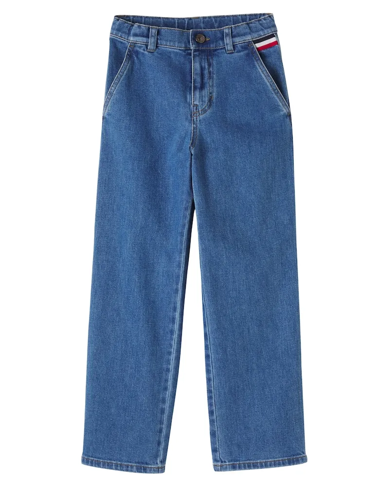 Moncler Straight Jeans Blau