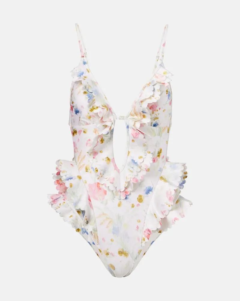 Zimmermann Bedruckter Badeanzug Multicolor