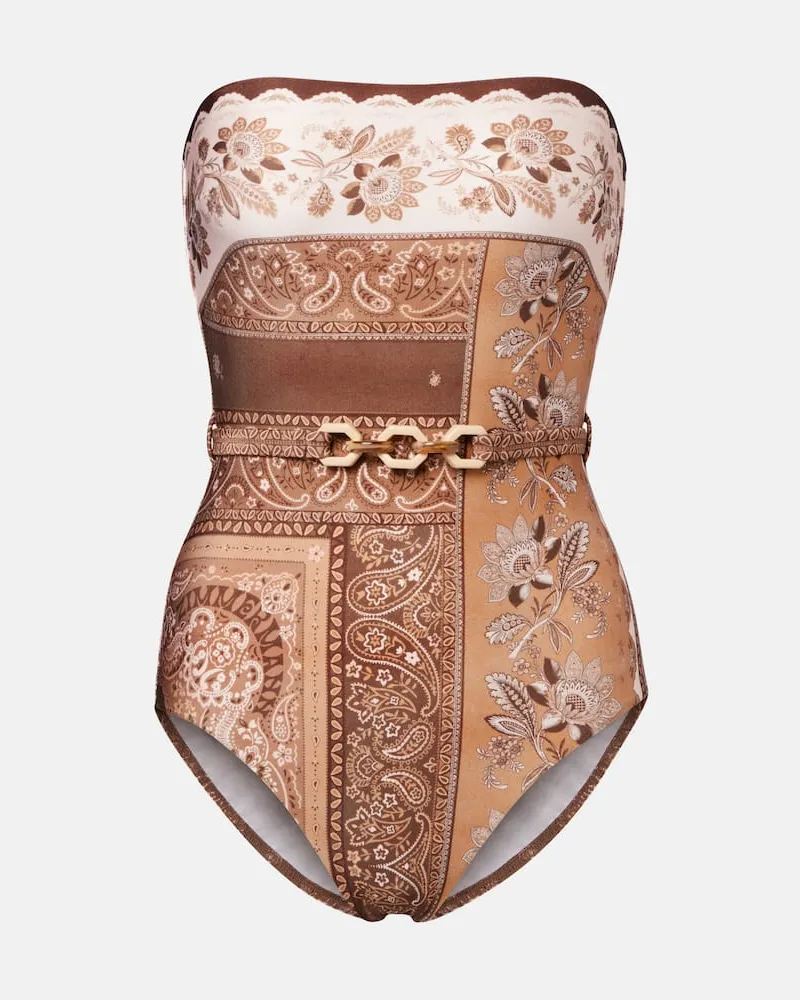 Zimmermann Badeanzug Lucky Braun