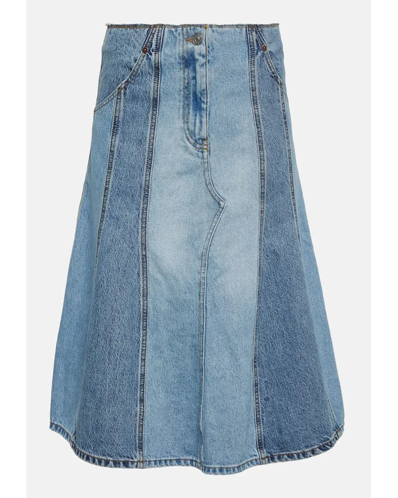 Victoria Beckham Jeansrock Blau