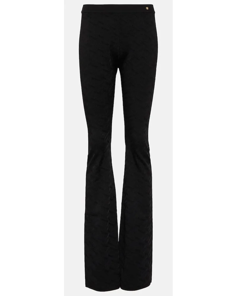 Versace Schlaghose Greca Schwarz