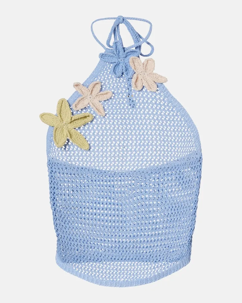 BANANHOT Cropped-Top Cori Blau