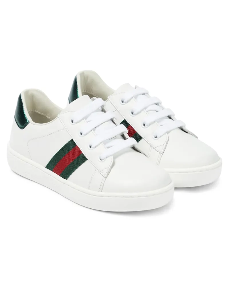 Gucci Sneakers Ace aus Leder Weiß