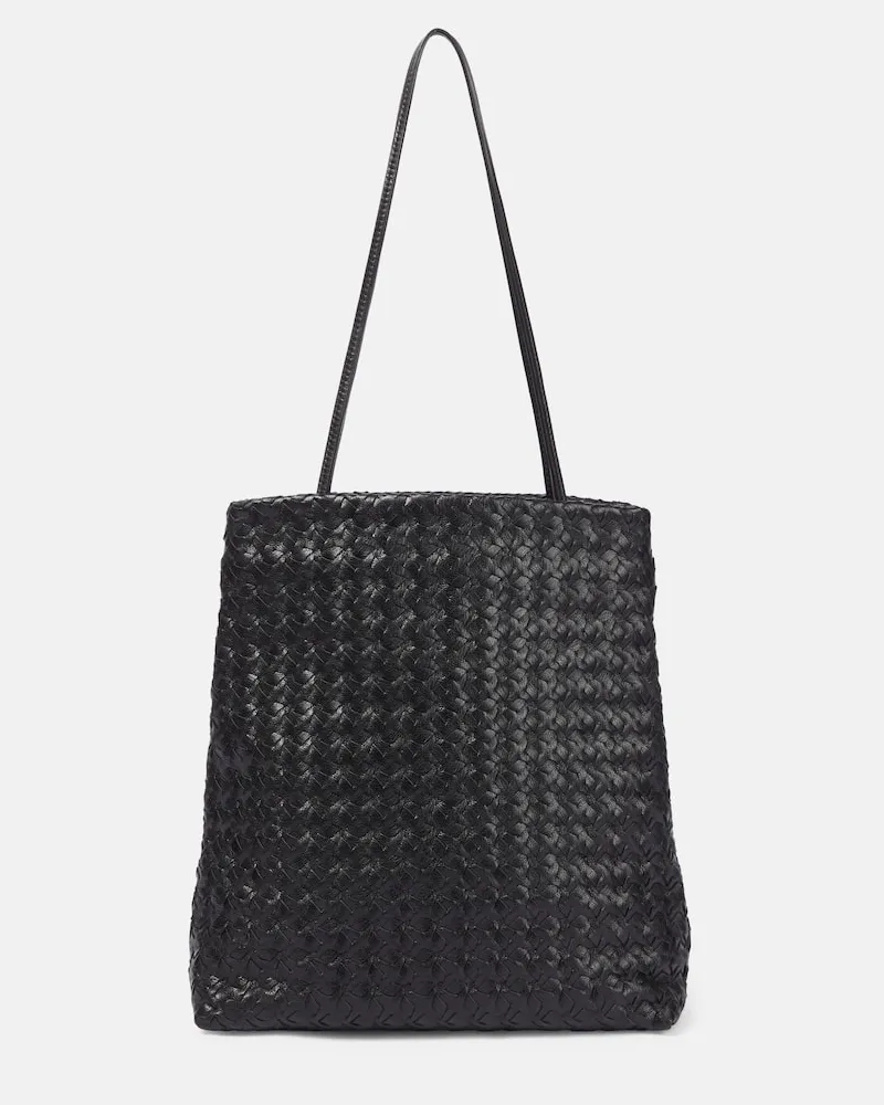 The Row Schultertasche Lilou aus Leder Schwarz