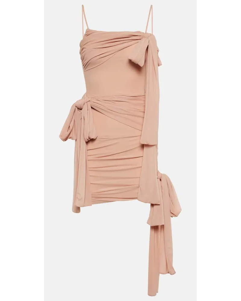 Blumarine Minikleid aus Jersey Pink