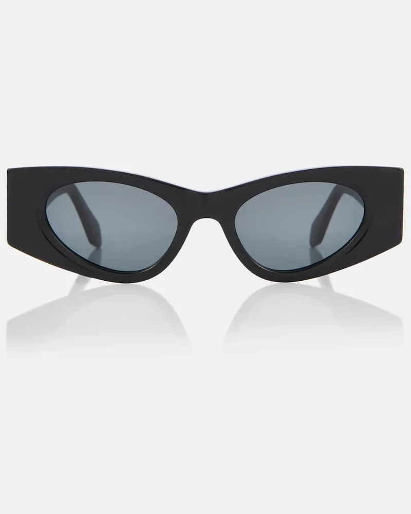 Alaïa Alaïa Ovale Sonnenbrille Schwarz
