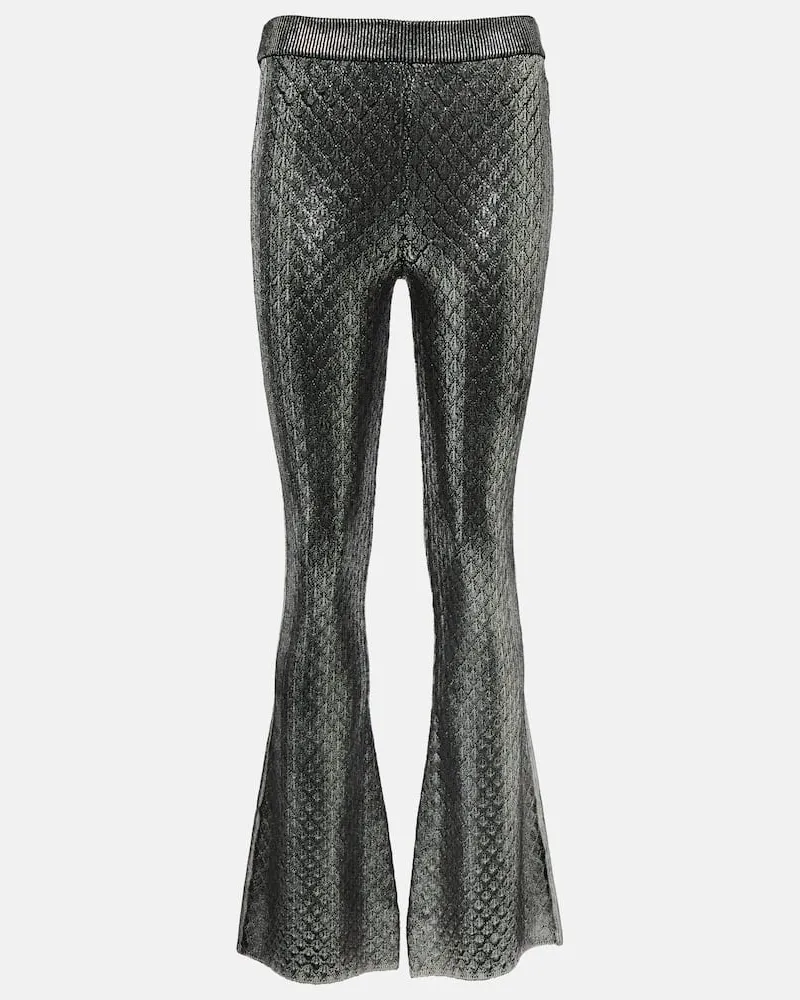 Paco Rabanne Schlaghose Silber