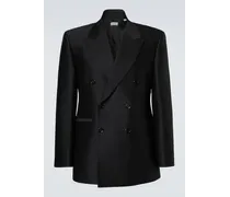 Blazer aus Wolle und Seide