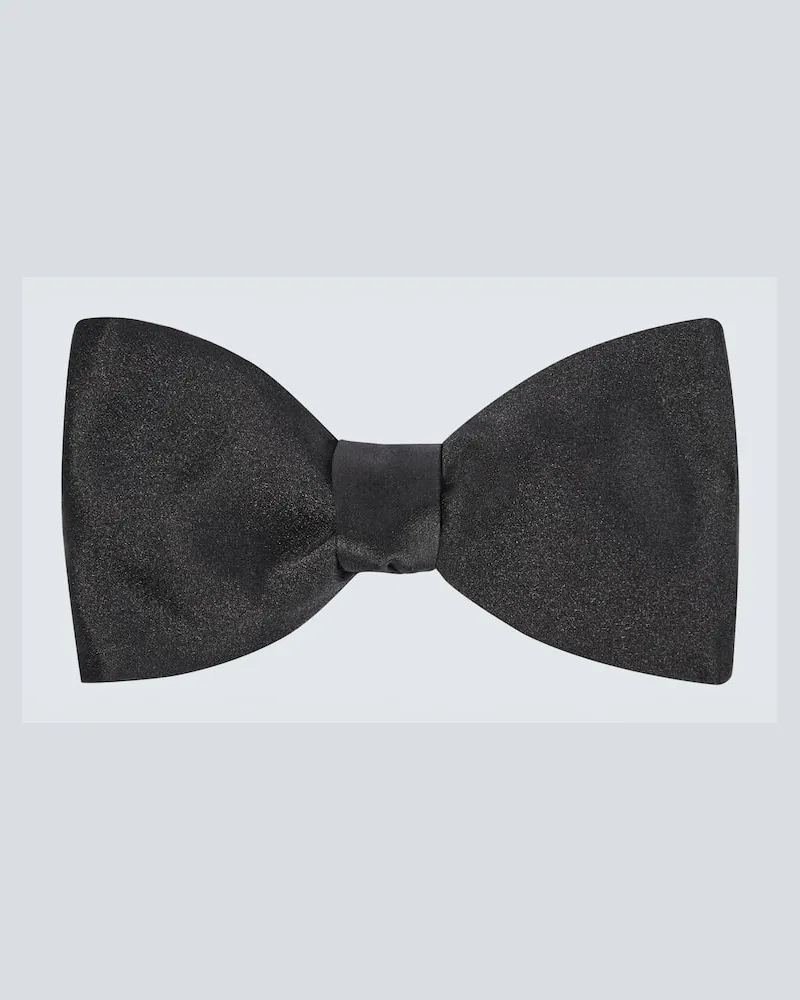 Ralph Lauren Fliege aus Seidensatin Schwarz