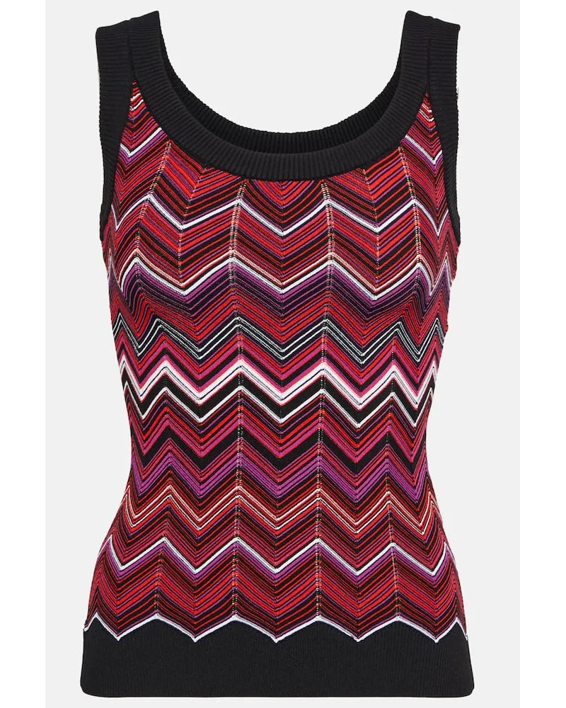 Missoni Top aus Strick Multicolor