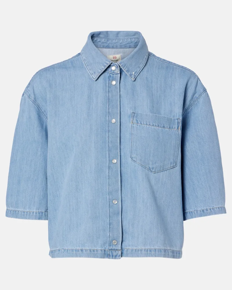 Adriano Goldschmied Jeanshemd Kodiak Blau