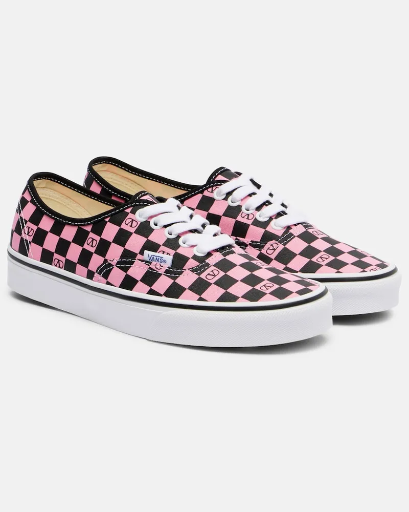 Valentino Garavani und Vans Sneakers VLogo Rosa