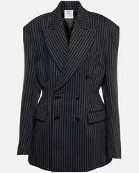 VETEMENTS Blazer aus einem Baumwollgemisch Schwarz